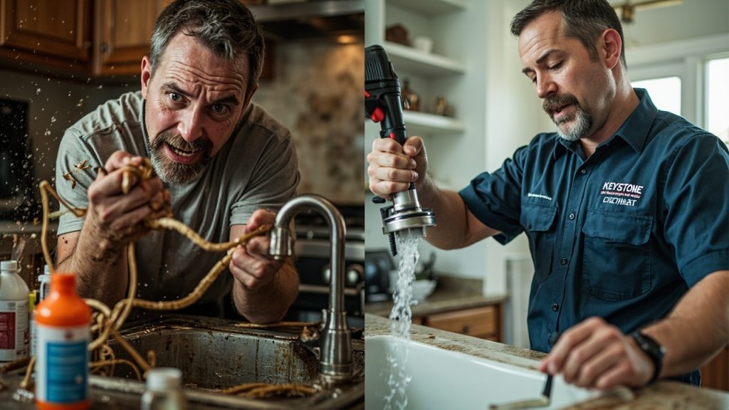 DIY vs. Professional Drain Cleaning in Cincinnati OH 41011