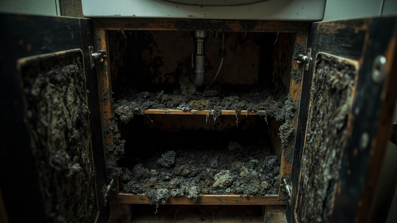 Why Cincinnati Bathrooms Breed Mold Inside Vanities and Cabinets