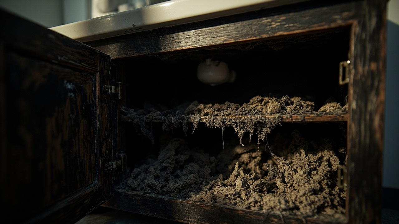 Mold in Bathroom Cabinets in Cincinnati – Expert Diagnosis and Plumbing Solutions to Stop Hidden Growth