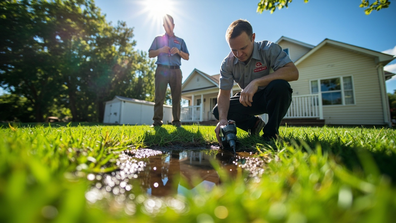 Wet Spots in Yard in Cincinnati – Fast Underground Leak Detection Before Foundation Damage Starts