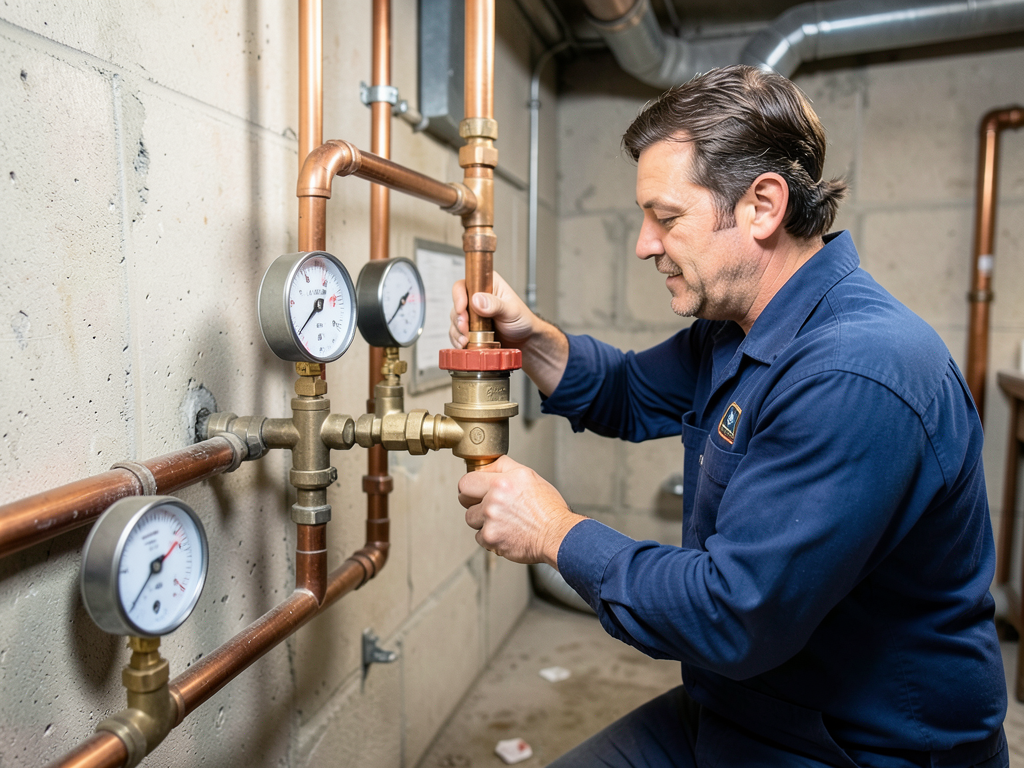 Installing a pressure reducing valve to protect yo