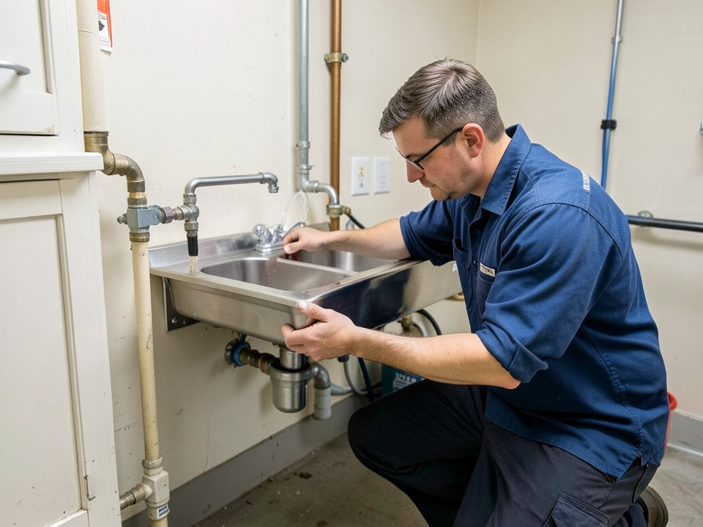 Professional utility sink installation for your co