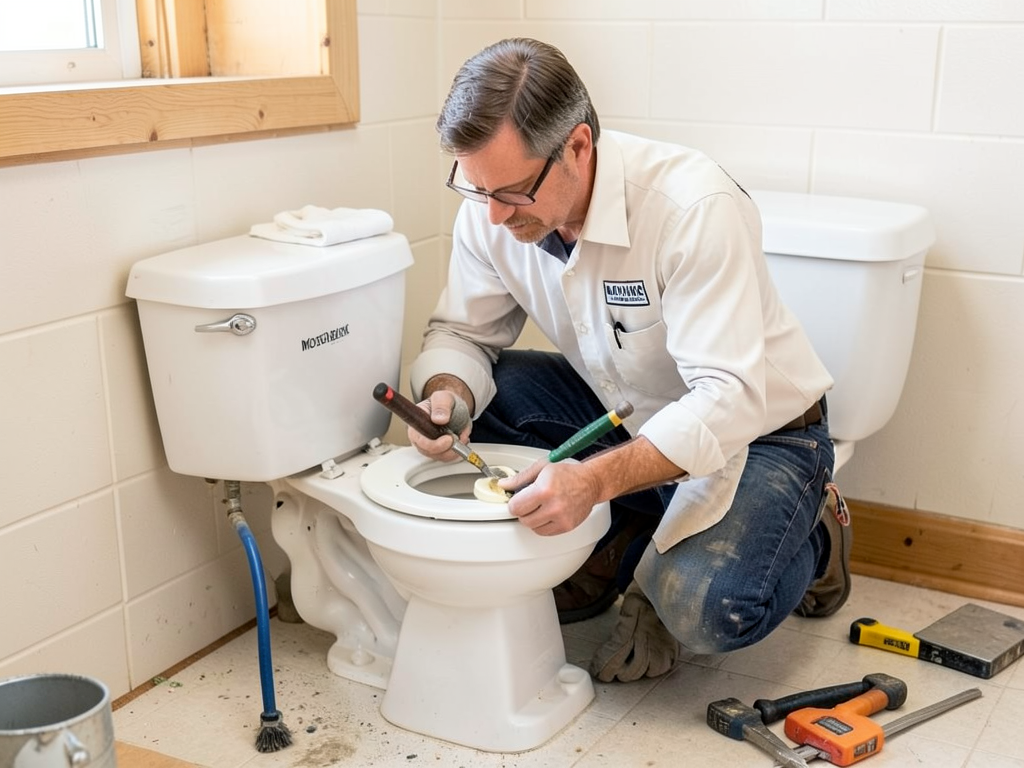 Quick toilet repair and installation services in m