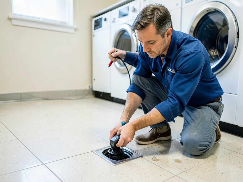 What to do when your laundry room floor drain over